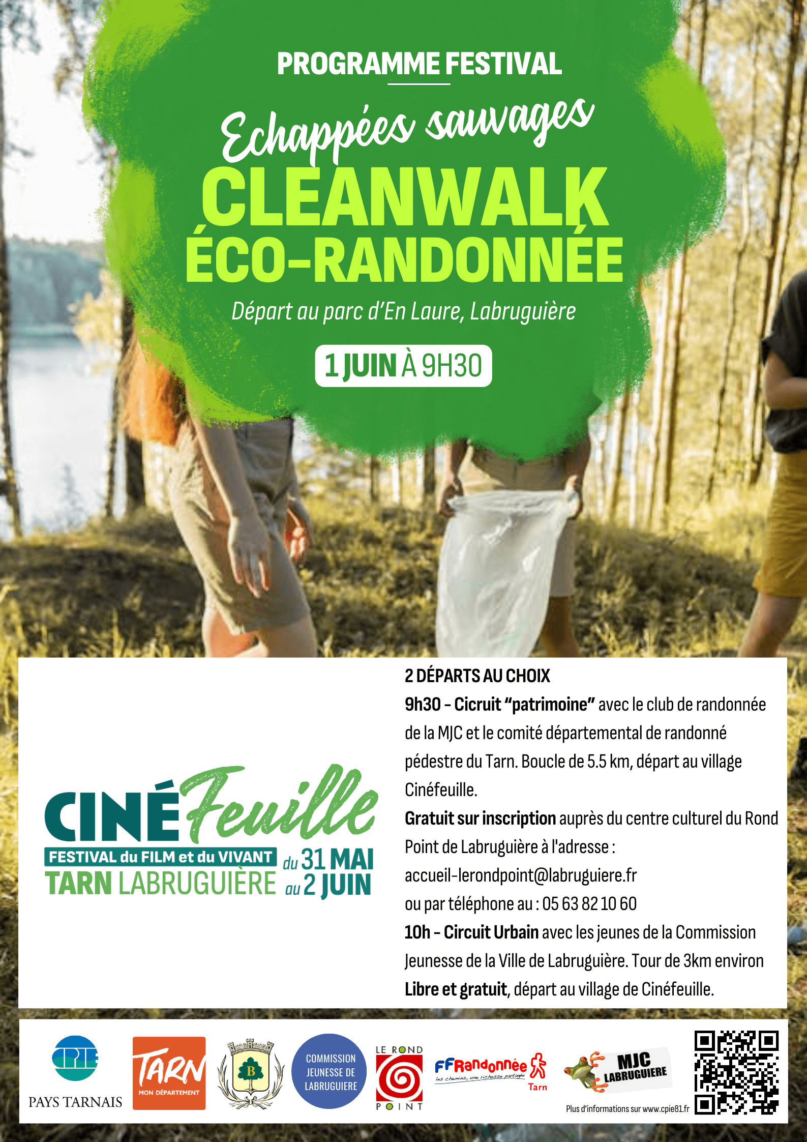 Cleanwalk et éco-rando à Cinéfeuille